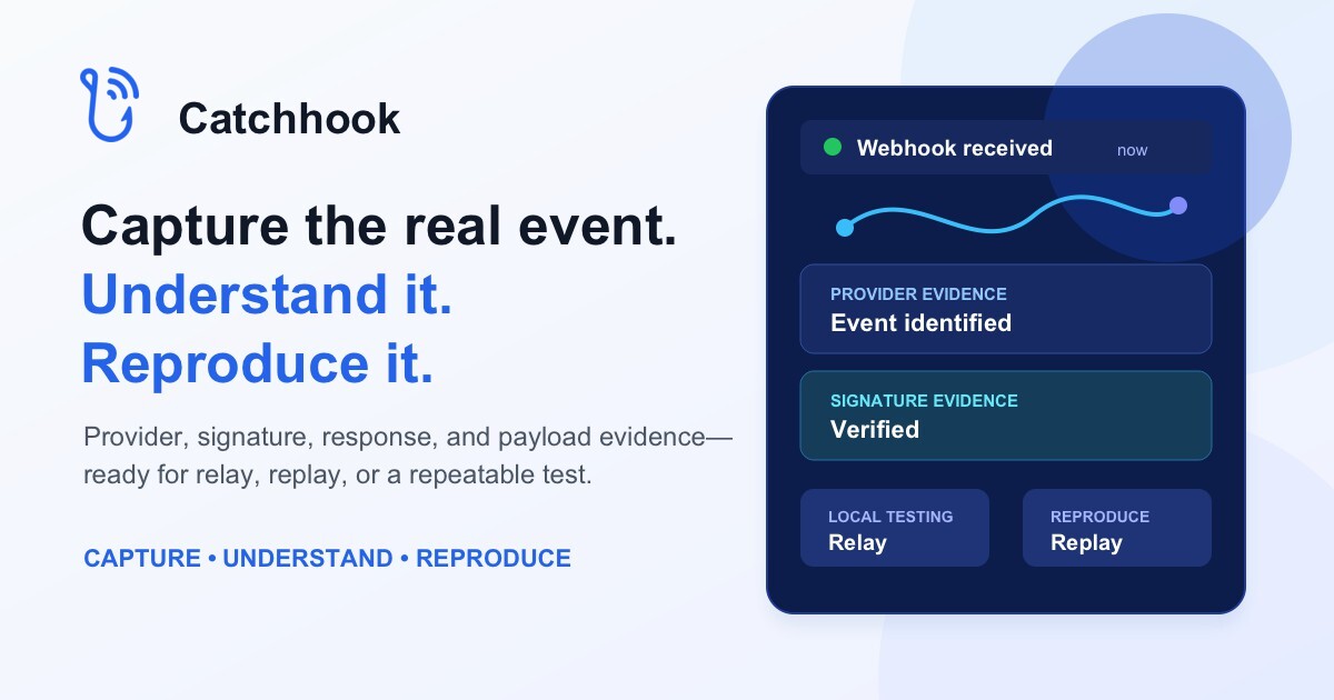 Catchhook | Webhook Debugging with a Live Demo Endpoint